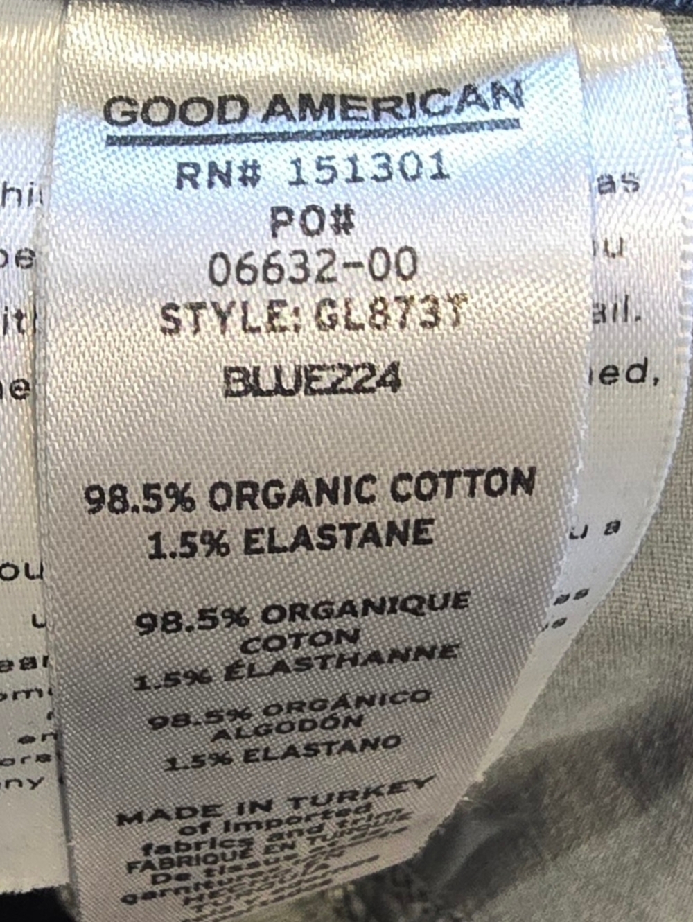 Good American Good Legs High Waisted Skinny Jeans Size 2/26 - Picture 7 of 7